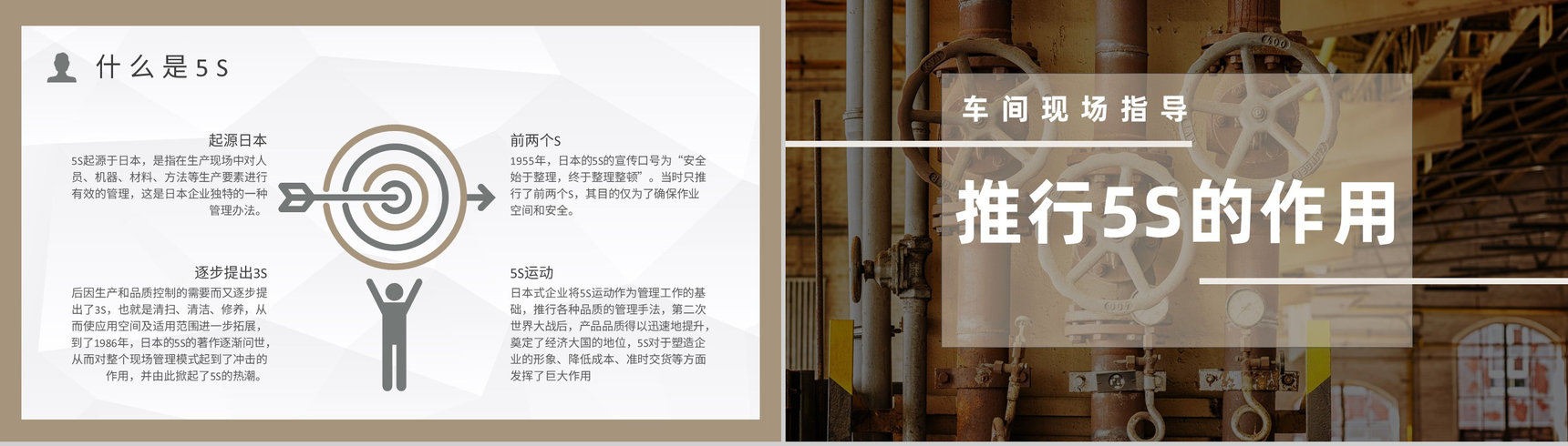5S现场管理经典步骤车间现场作业管理人员培训与宣传标语PPT模板-4