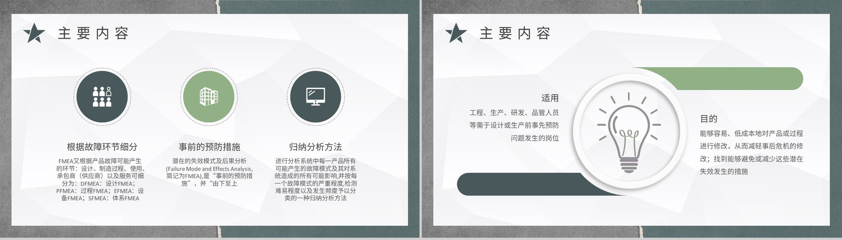 FMEA结构分析方法培训企业产品生产工艺流程总结PPT模板-6