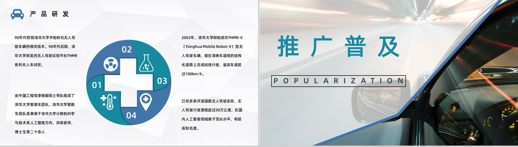 无人驾驶汽车发展现状及未来了解无人车技术知识培训讲座PPT模板-8