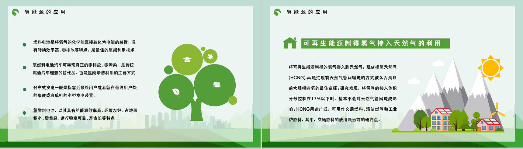 节能环保氢能源项目概念简单介绍发展应用情况整理汇报分析PPT模板-3