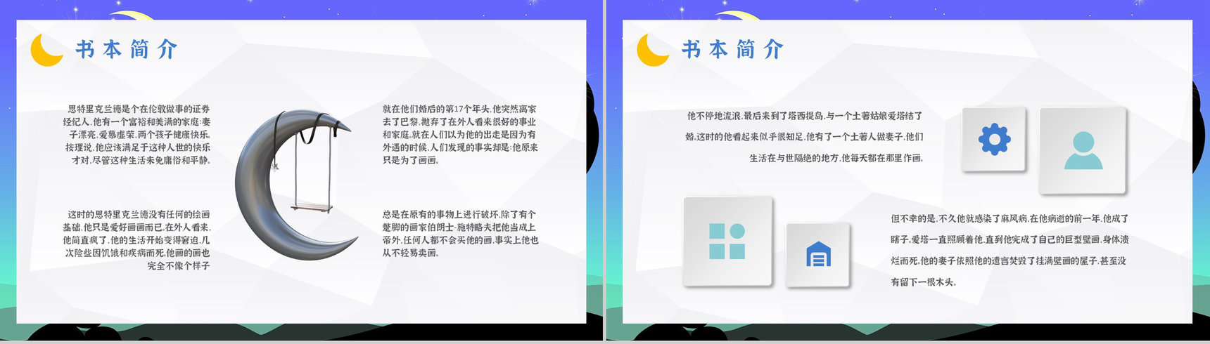 英国经典长篇小说《月亮与六便士》毛姆代表作读书分享心得体会PPT模板-4