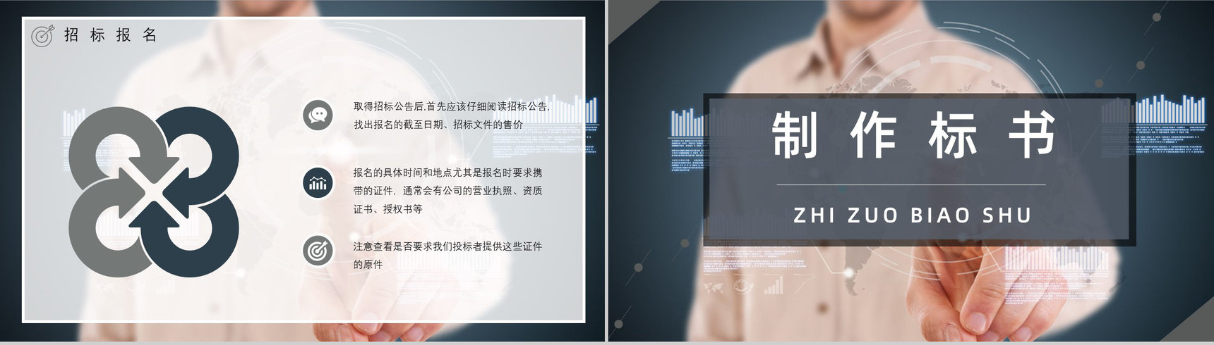 获取招标公告制作标书商务部门投标书制作流程培训教案PPT模板-6