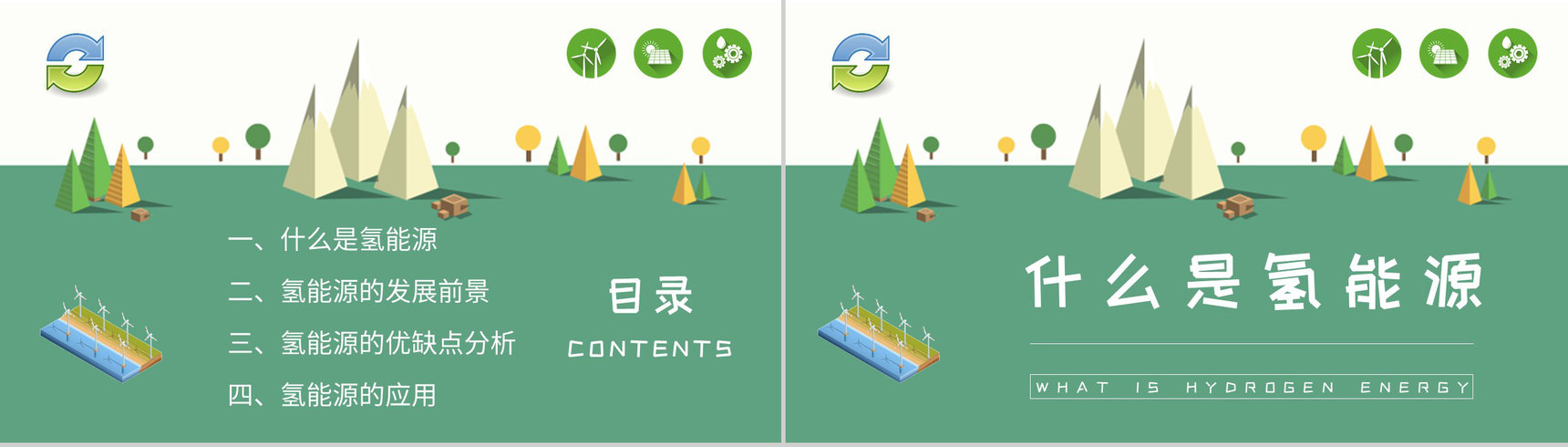 氢能源的应用知识介绍氢能领域发展现状分析PPT模板-2