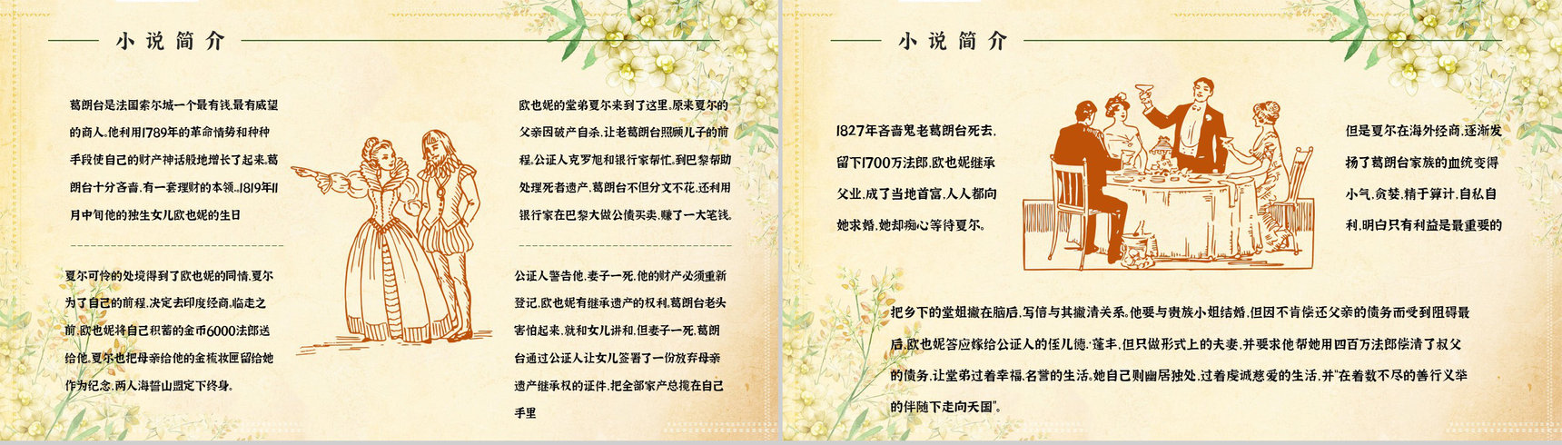 中学生必读著名文学《欧也妮葛朗台》经典片段赏析教师备课课件PPT模板-9
