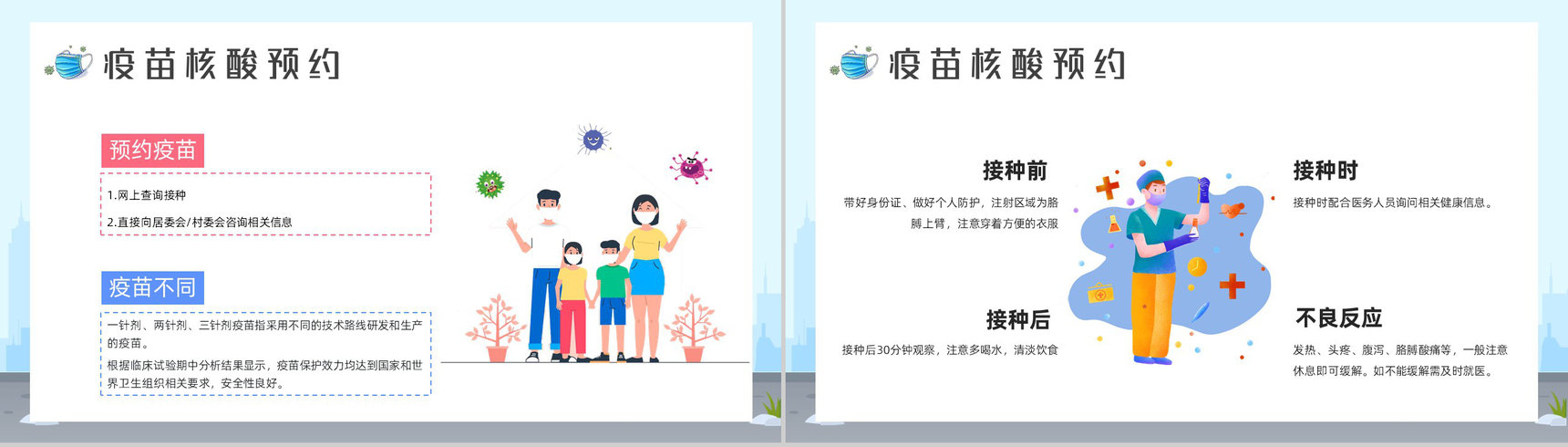 假期旅游安全教育新冠肺炎假期疫情出行防疫知识培训宣传PPT模板-7