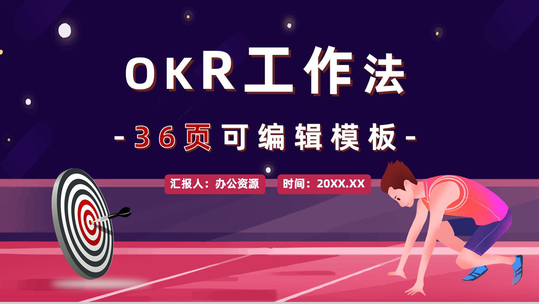 公司部门OKR目标管理培训心得总结工作法介绍员工培训PPT模板