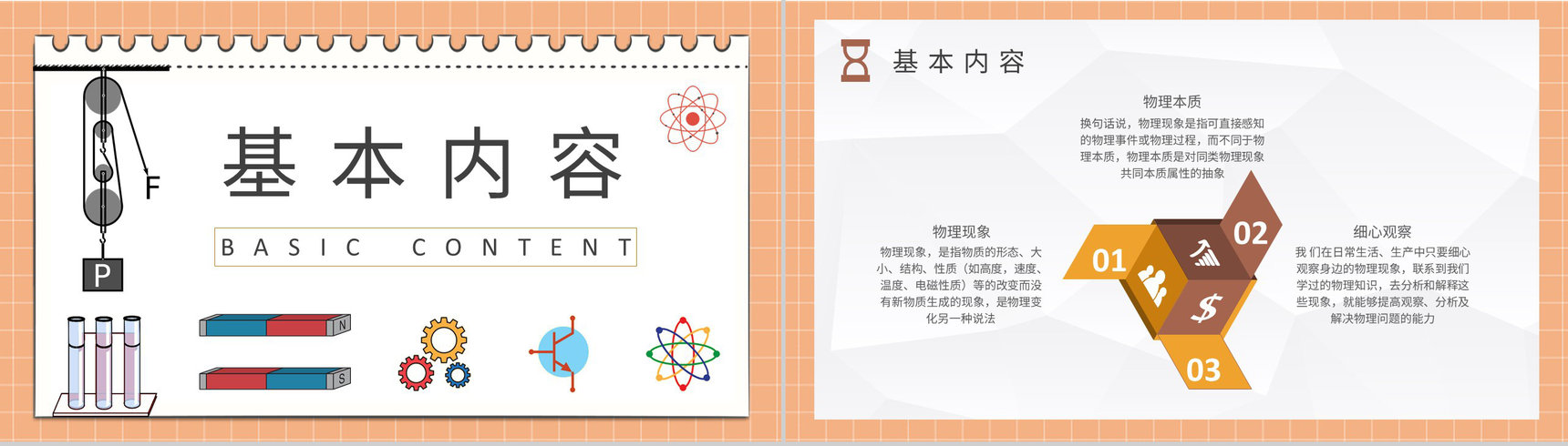 生活中的物理现象知识通解日常生活常识培训心得PPT模板-5