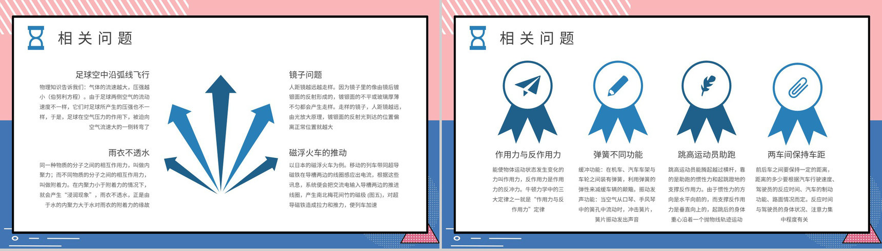 日常生活中常见的物理现象解释中学生物理知识培训PPT模板-5