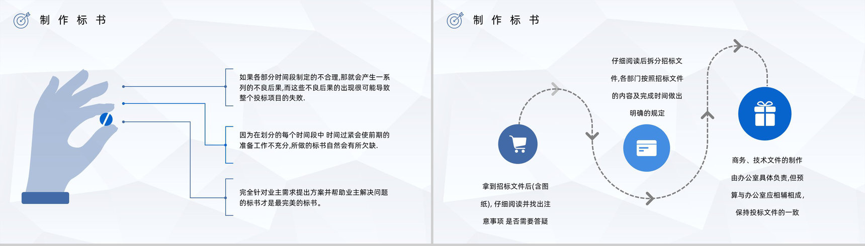 如何制作标书注意事项新手投标商招投标知识培训宣传讲座PPT模板-9