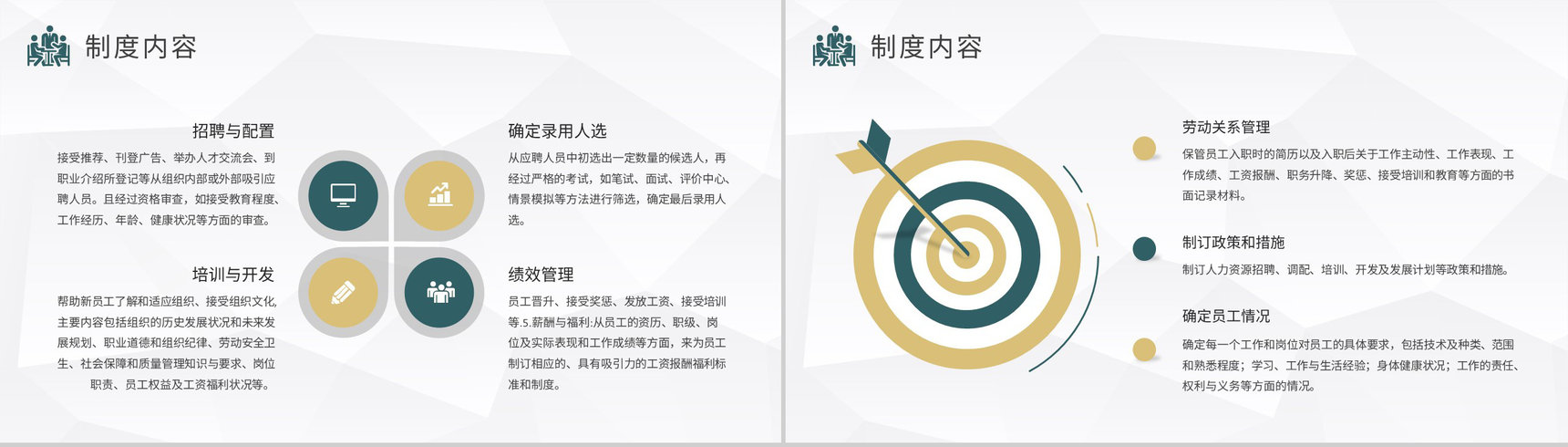 企业员工入职工作内容学习人事管理制度培训心得PPT模板-6