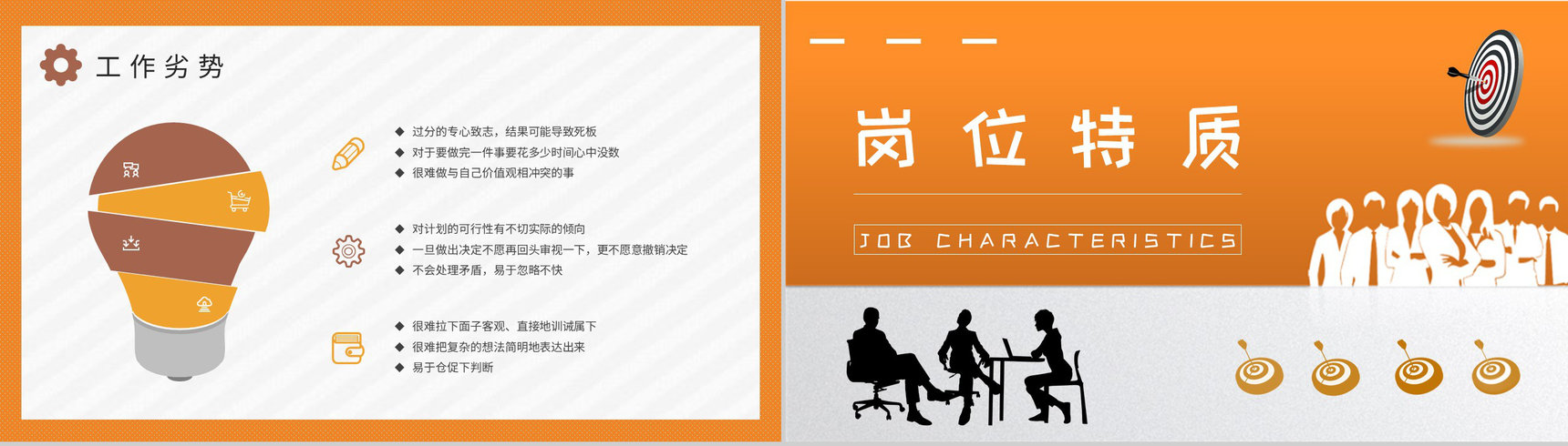 企业员工职业领域建议MBTI性格分析INFJ人格类型说明PPT模板-11