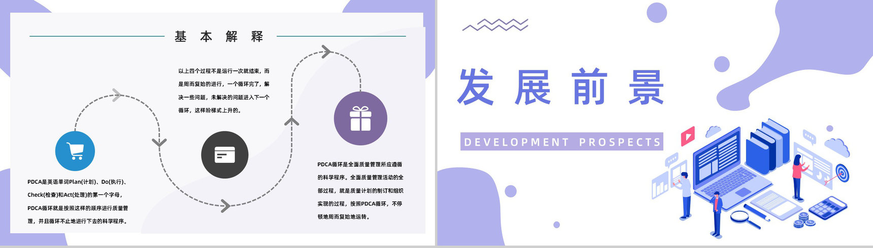 企业PDCA循环及其管理学习员工工作技能方法培训课件通用PPT模板-7