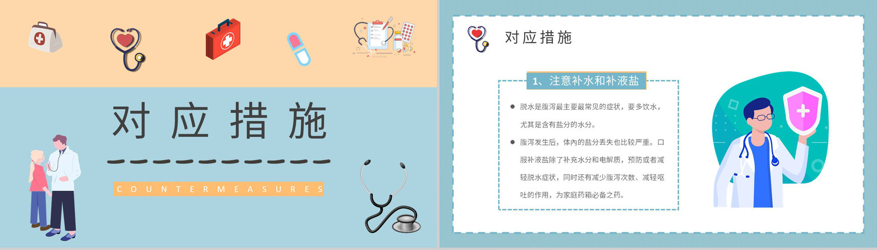 居民医疗健康知识宣传活动夏季腹泻预防措施培训讲座PPT模板-8