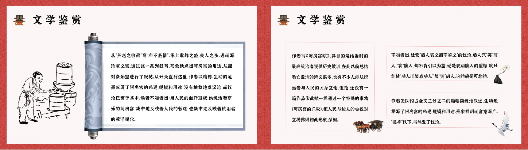 唐代文学家杜牧《阿房宫赋》文章导读鉴赏PPT模板-10