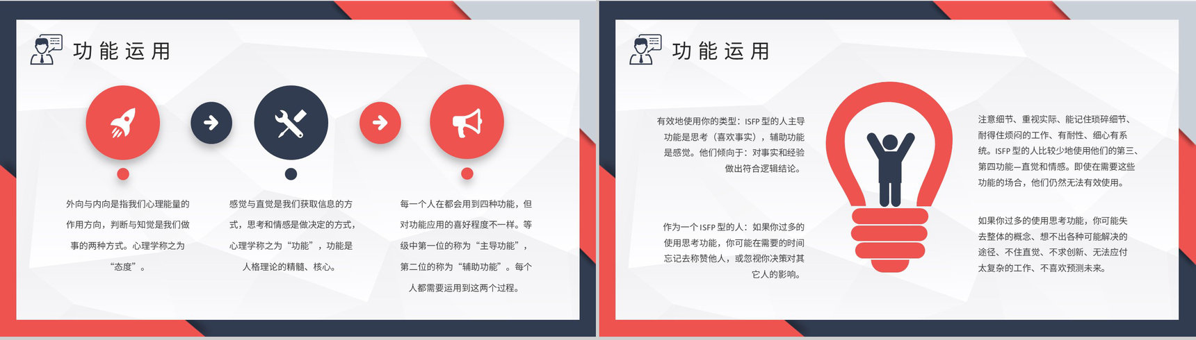 职业人格评估MBTI性格分析ISFP人格类型个性特征描述PPT模板-6
