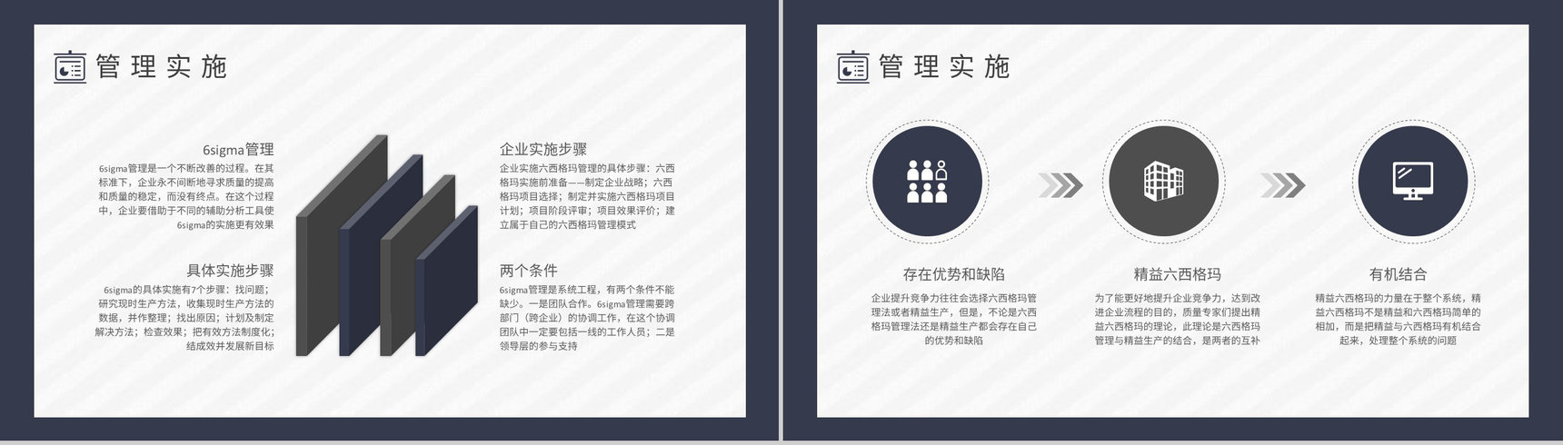 六西格玛管理内容培训工厂生产车间运作流程PPT模板-3