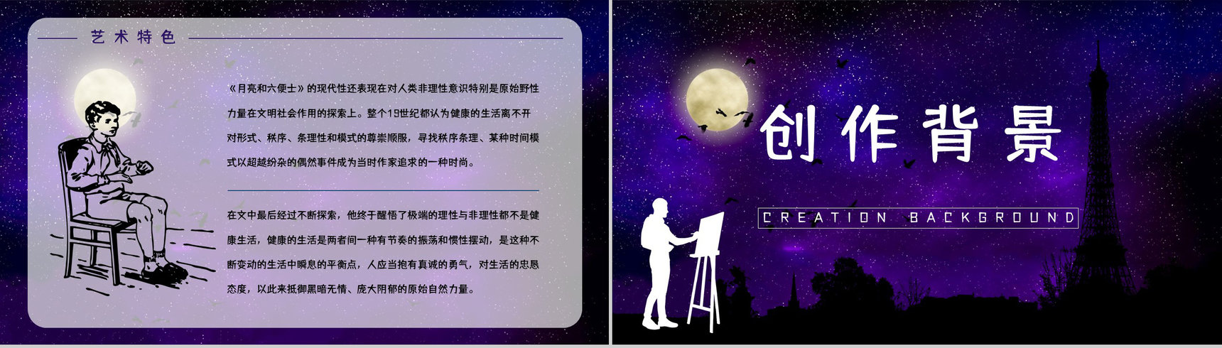 英国经典文学著作《月亮与六便士》小说鉴赏学生阅读技巧提升培训讲座PPT模板-7