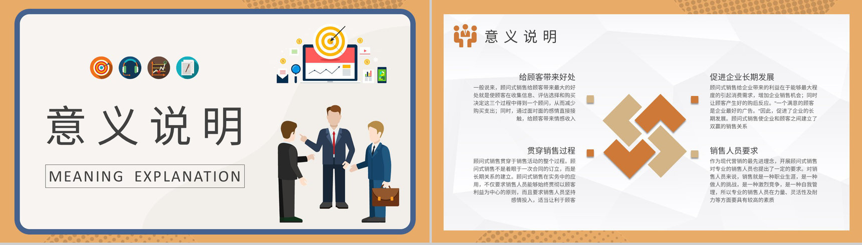 产品运营管理工作计划顾问式销售概念解析培训PPT模板-6