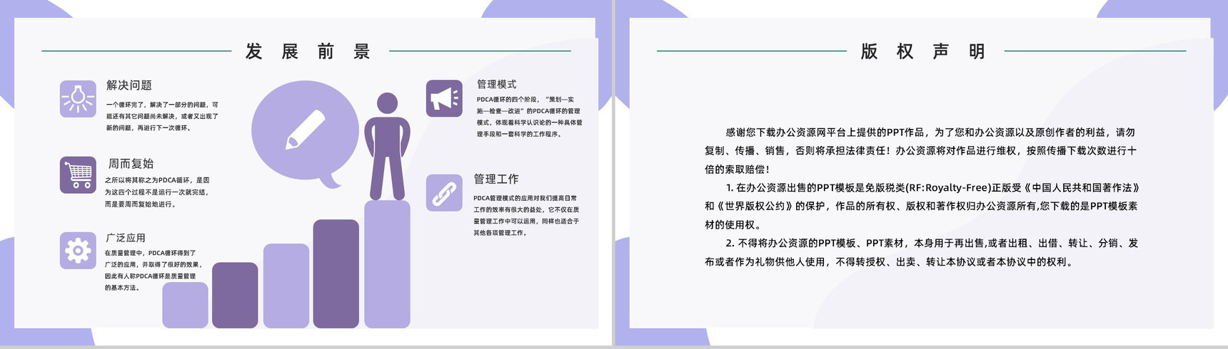 企业PDCA循环及其管理学习员工工作技能方法培训课件通用PPT模板-8