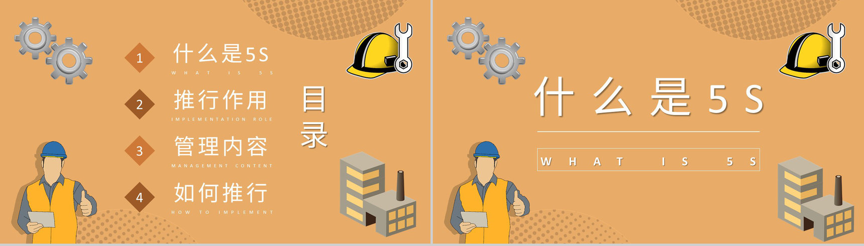 工厂生产车间培训汇报5S现场管理经典步骤介绍PPT模板-2