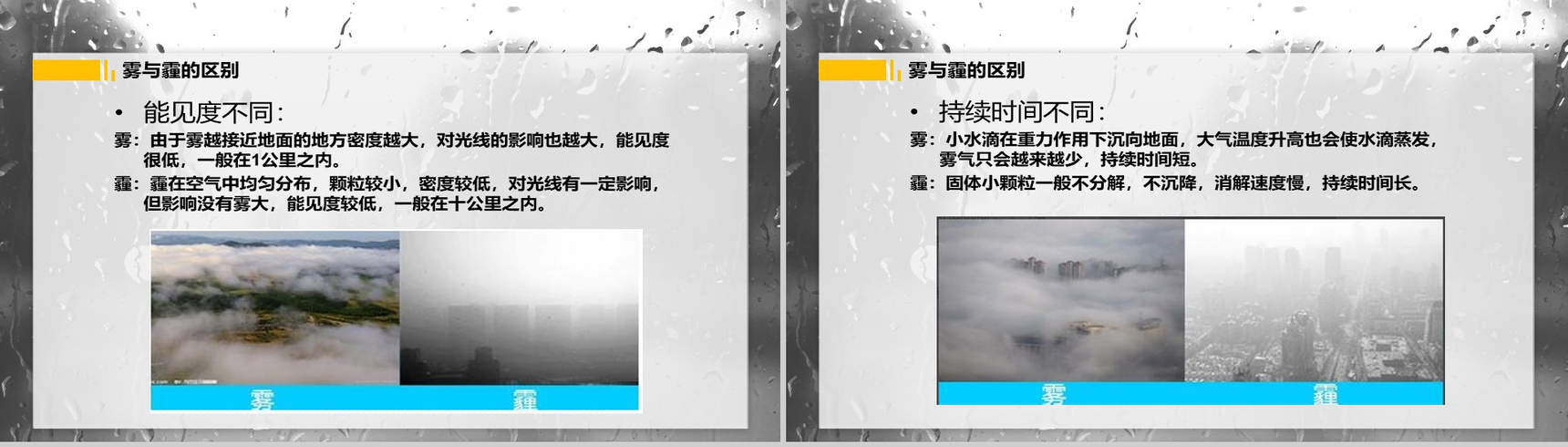 极简商务雾霾知识培训PPT模板-5