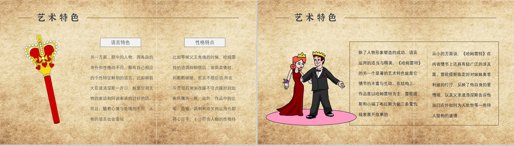 中学必读国外名著《哈姆雷特》人物分析心得体会PPT模板-6