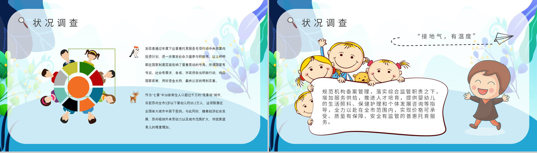 托育服务项目经营范围开办托育中心手续供给状况调查PPT模板-8