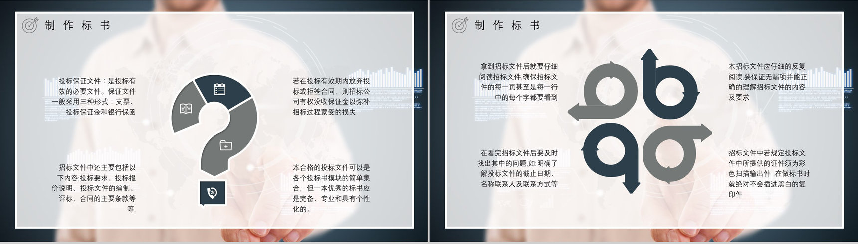 获取招标公告制作标书商务部门投标书制作流程培训教案PPT模板-8