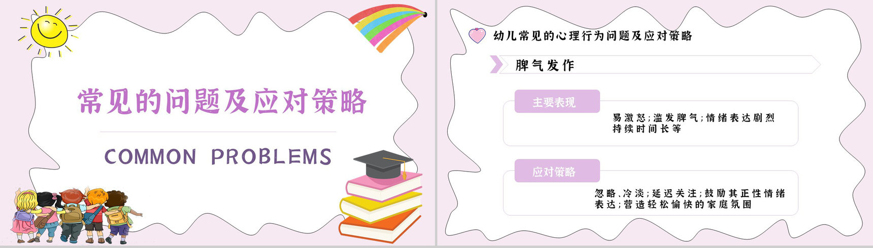 知识梳理合集儿童心理问题产生因素应对措施PPT模板-9