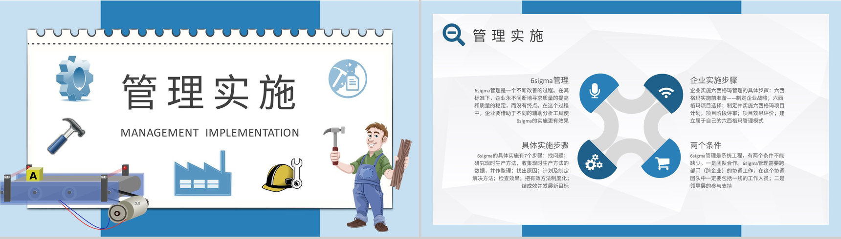 精益六西格玛核心内容总结工厂员工技能提升培训计划PPT模板-7