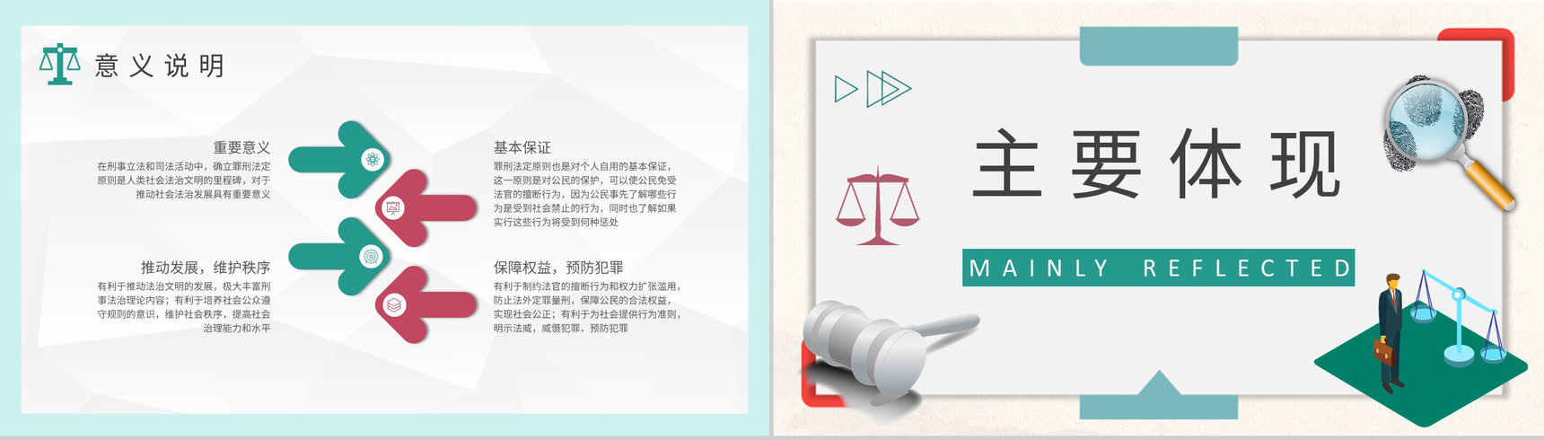 罪行法定原则名词解释法学专业知识基本要求培训PPT模板-5