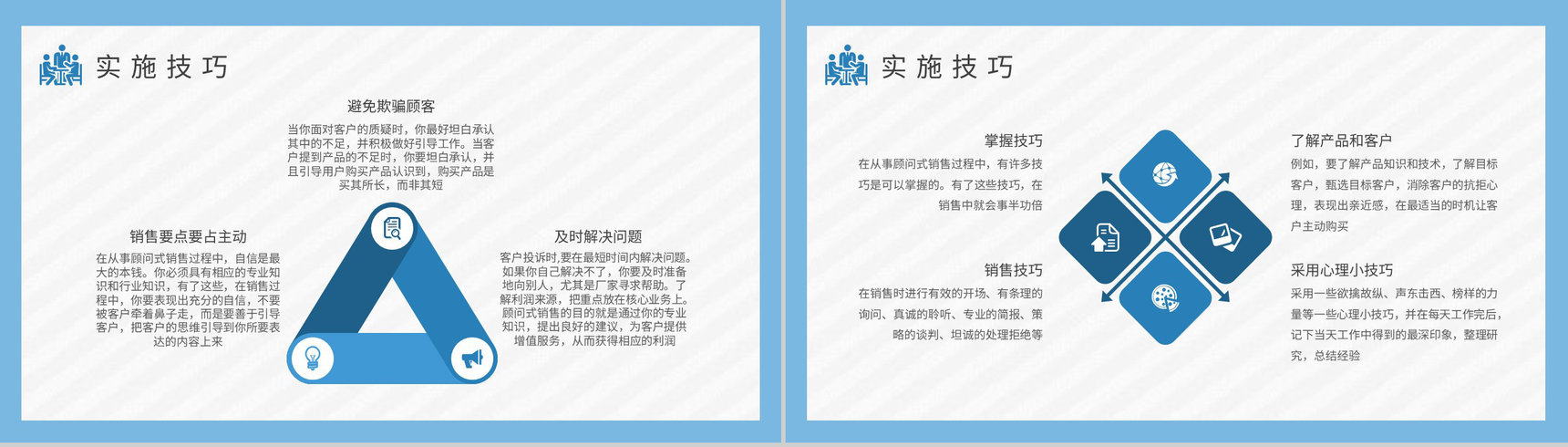 顾问式销售基础知识培训课件企业员工入职学习心得PPT模板-5