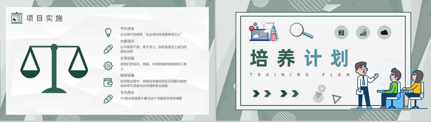 管理者企业内部培训TTT管理培训总结PPT模板-7