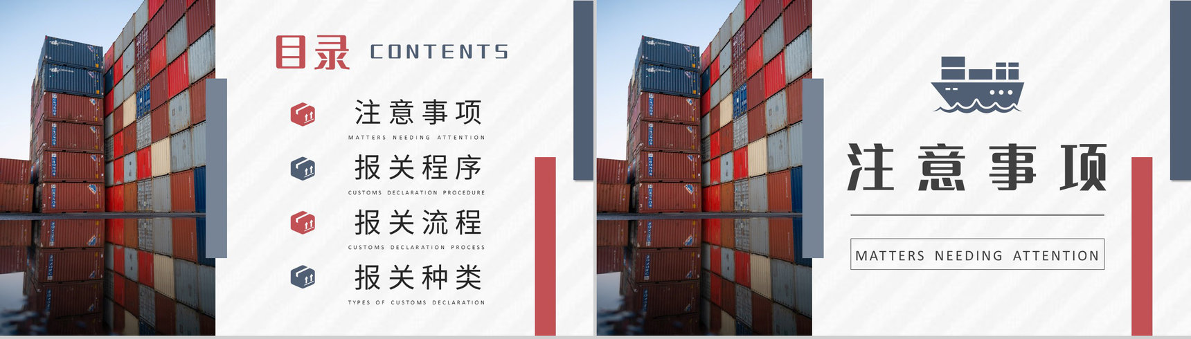 国际物流进出口贸易要求进口报关操作流程知识总结PPT模板-2