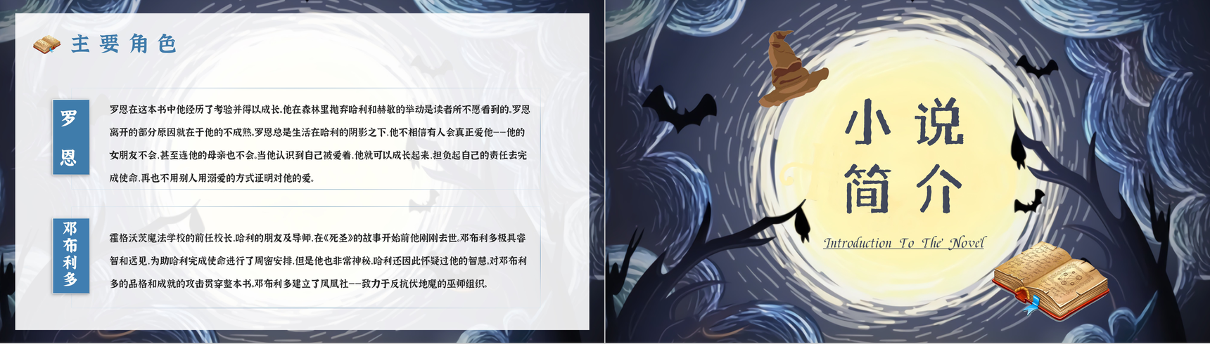 JK罗琳《哈利波特与死亡圣器》教师备课PPT模板-4