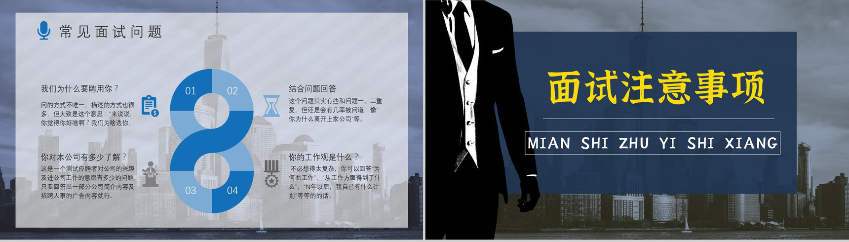 应届生求职者面试礼仪培训心得体会沟通话术学习总结PPT模板-8