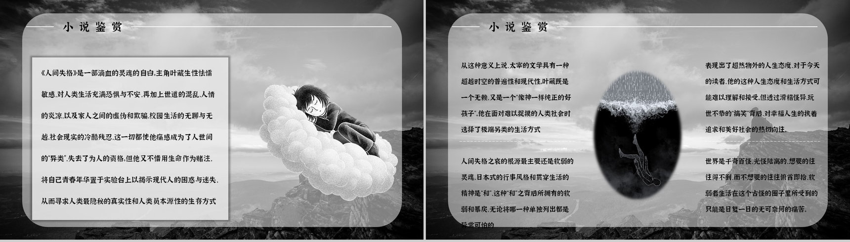 《人间失格》经典文学作品介绍导读经典片段摘抄及鉴赏PPT模板-7