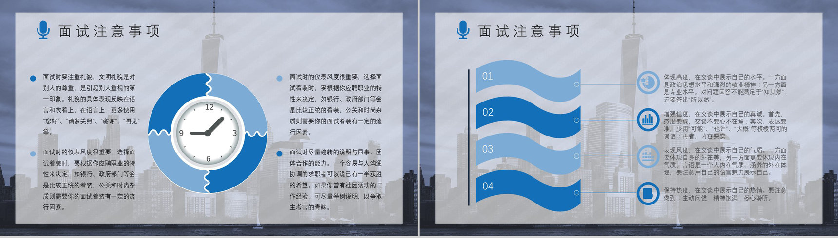 应届生求职者面试礼仪培训心得体会沟通话术学习总结PPT模板-9