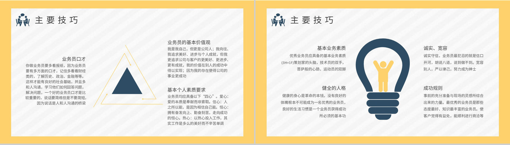 销售人员沟通交流技巧总结业务员口才培训课程PPT模板-3