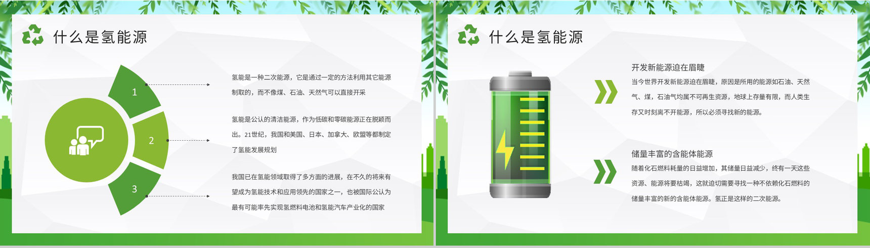 低碳和零碳能源介绍氢能源的应用知识培训总结PPT模板-3