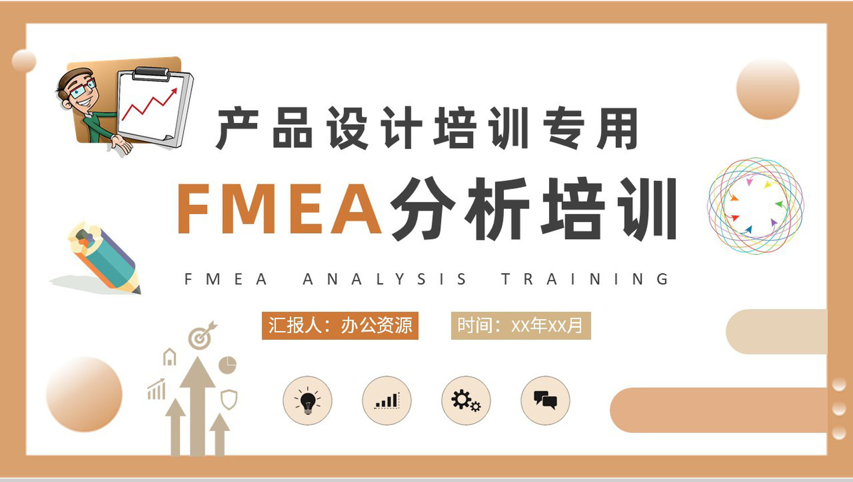 公司产品设计项目计划方案FMEA分析培训总结PPT模板