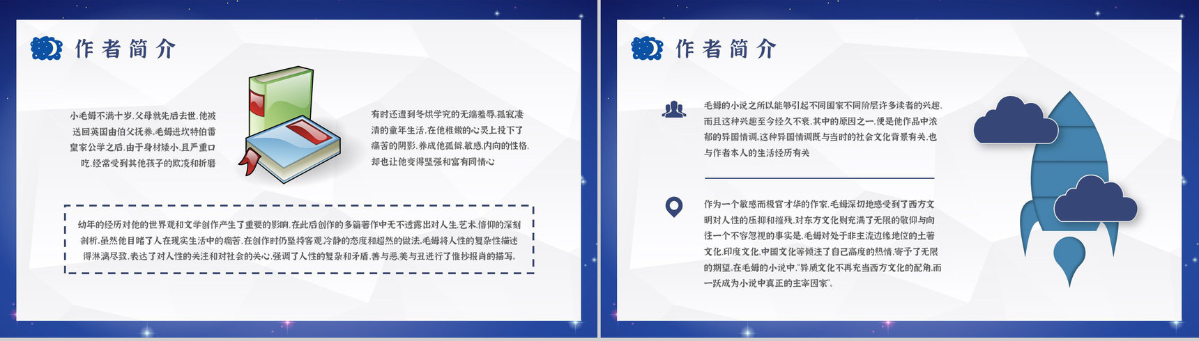 《月亮与六便士》小说家毛姆文学著作推荐读书心得体会交流分享PPT模板-3