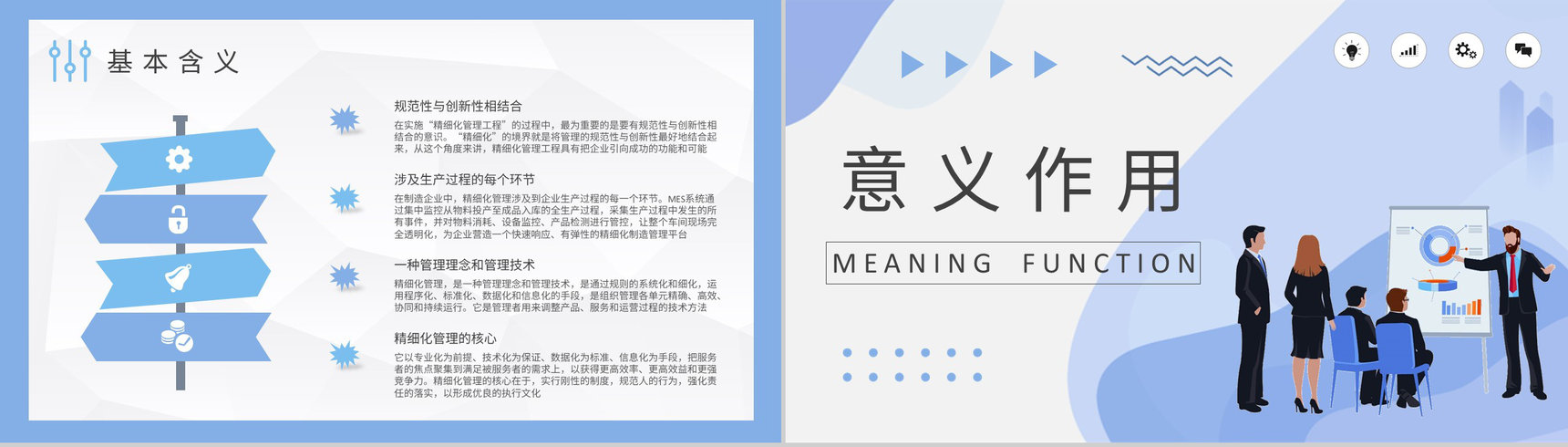 公司财务精细化管理培训部门工作实施方案演讲PPT模板-4