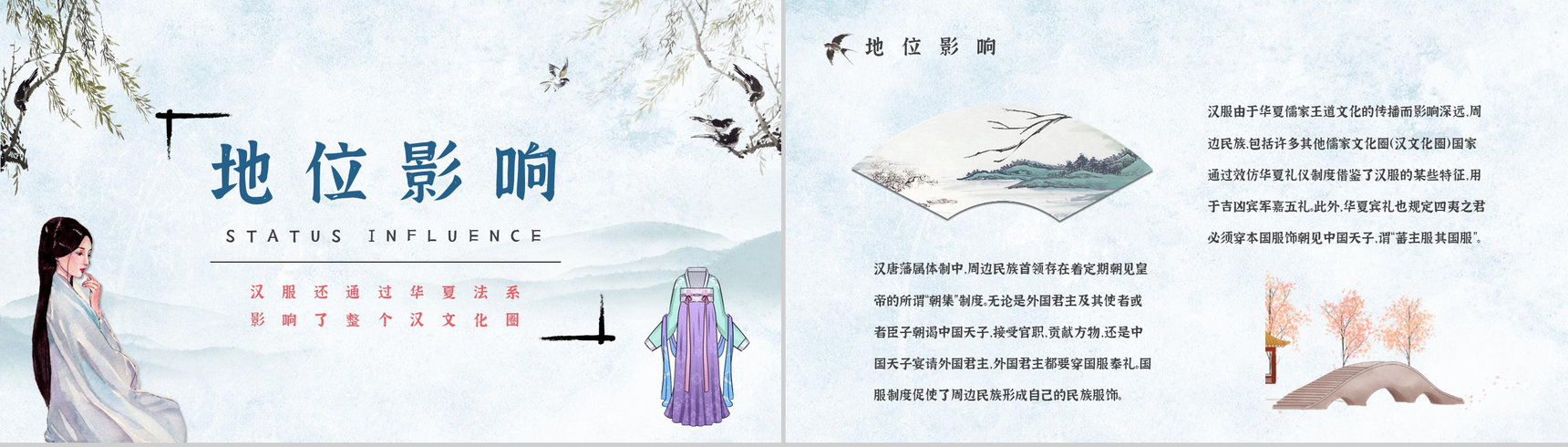 传统服饰知识普及之汉服文化形制版式及种类讲解知识宣传演讲PPT模板-2