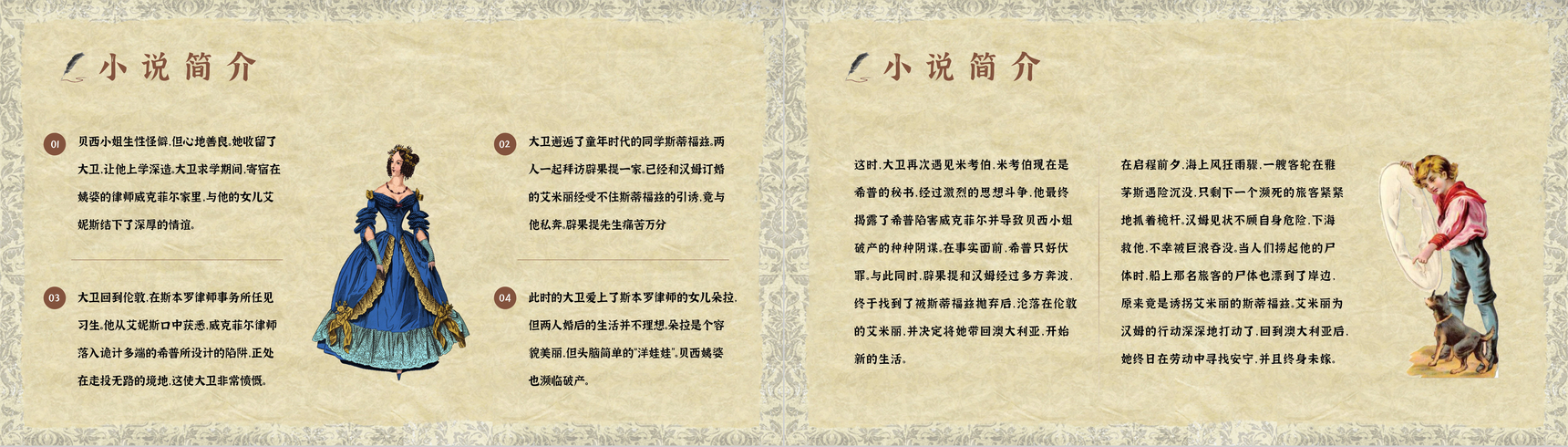 作家查尔斯狄更斯《大卫科波菲尔》教师课件PPT模板-6