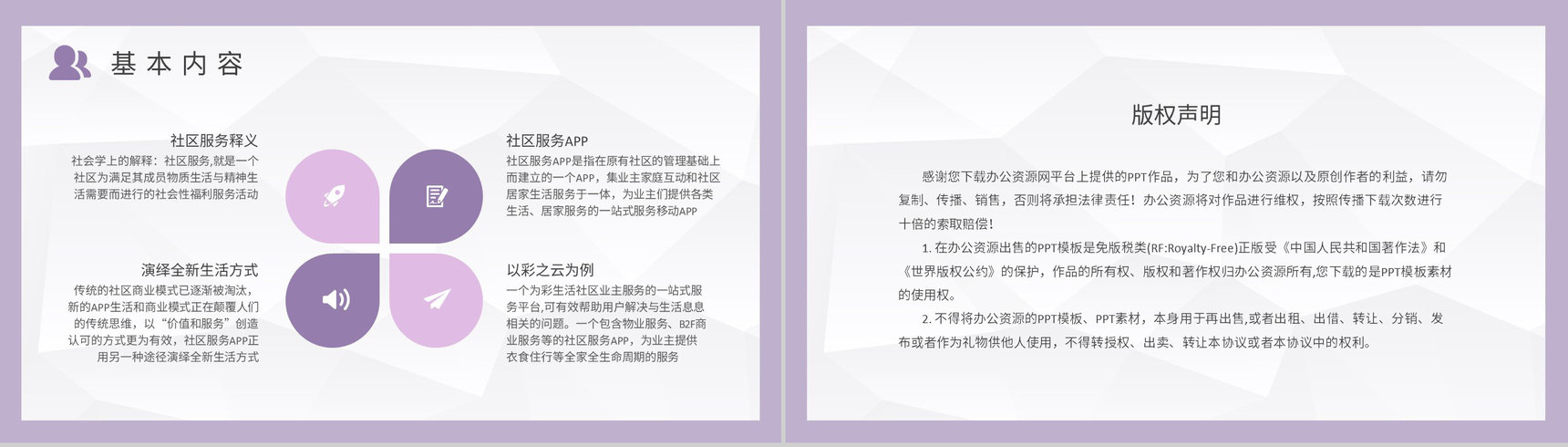 社区管理工作知识培训社区服务活动内容学习PPT模板-8