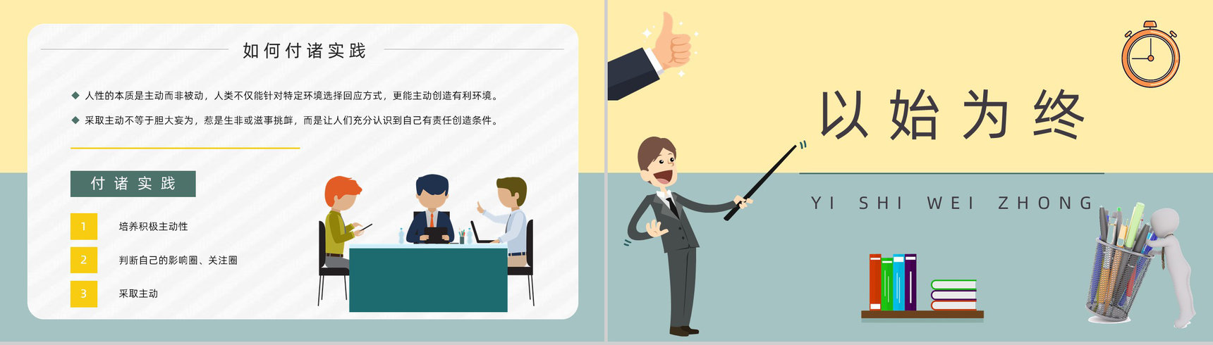 读书笔记史蒂芬柯维《高效能人士的七个习惯》内容简介企业管理培训课件PPT模板-9