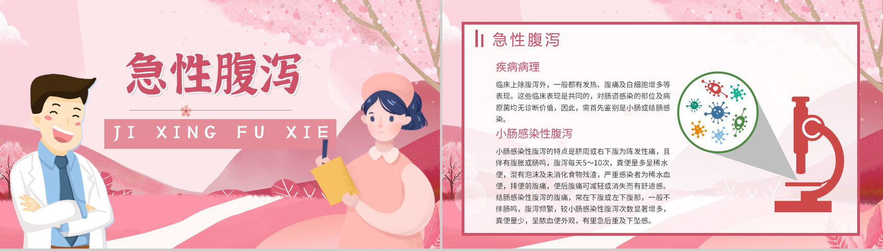 夏季腹泻的症状及治疗方法原因及防护健康宣传预防知识活动小结PPT模板-5