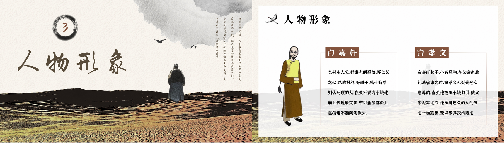 中学生必读长篇小说陈忠实《白鹿原》作品赏析读书心得体会交流教师备课课件PPT模板-6