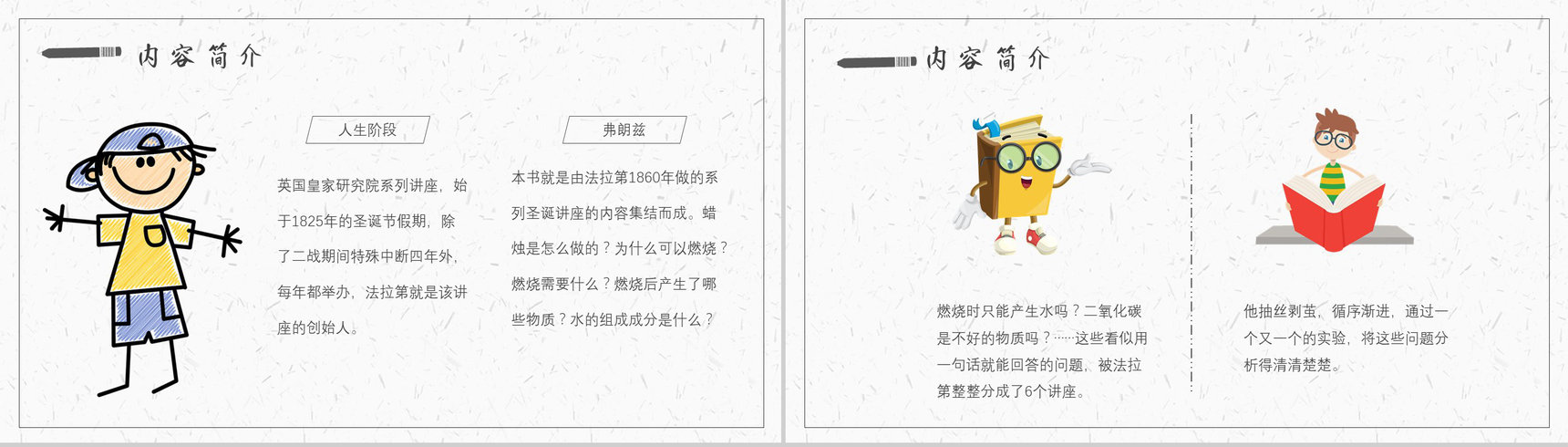 法拉第教育培训《蜡烛的故事》艺术特色名著导读PPT模板-5